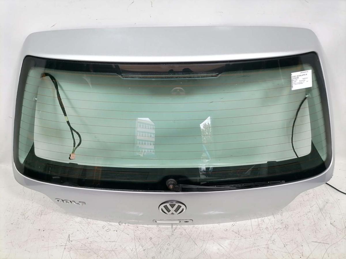 VW Golf 4 original Heckklappe mit Heckscheibe LA7W Reflexsilber Fließheck Bj.2003